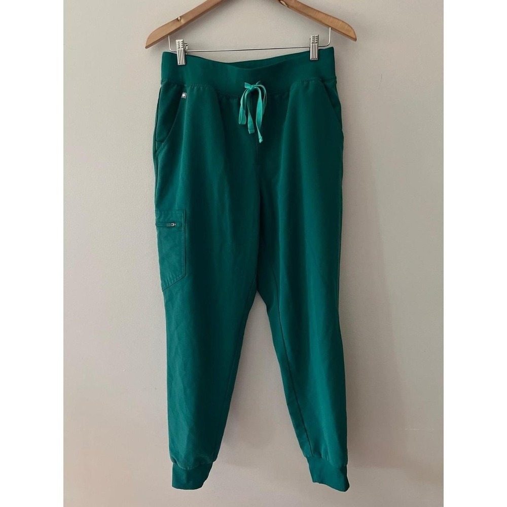 FIGS Women's Zamora Jogger Scrub Pants Green Large